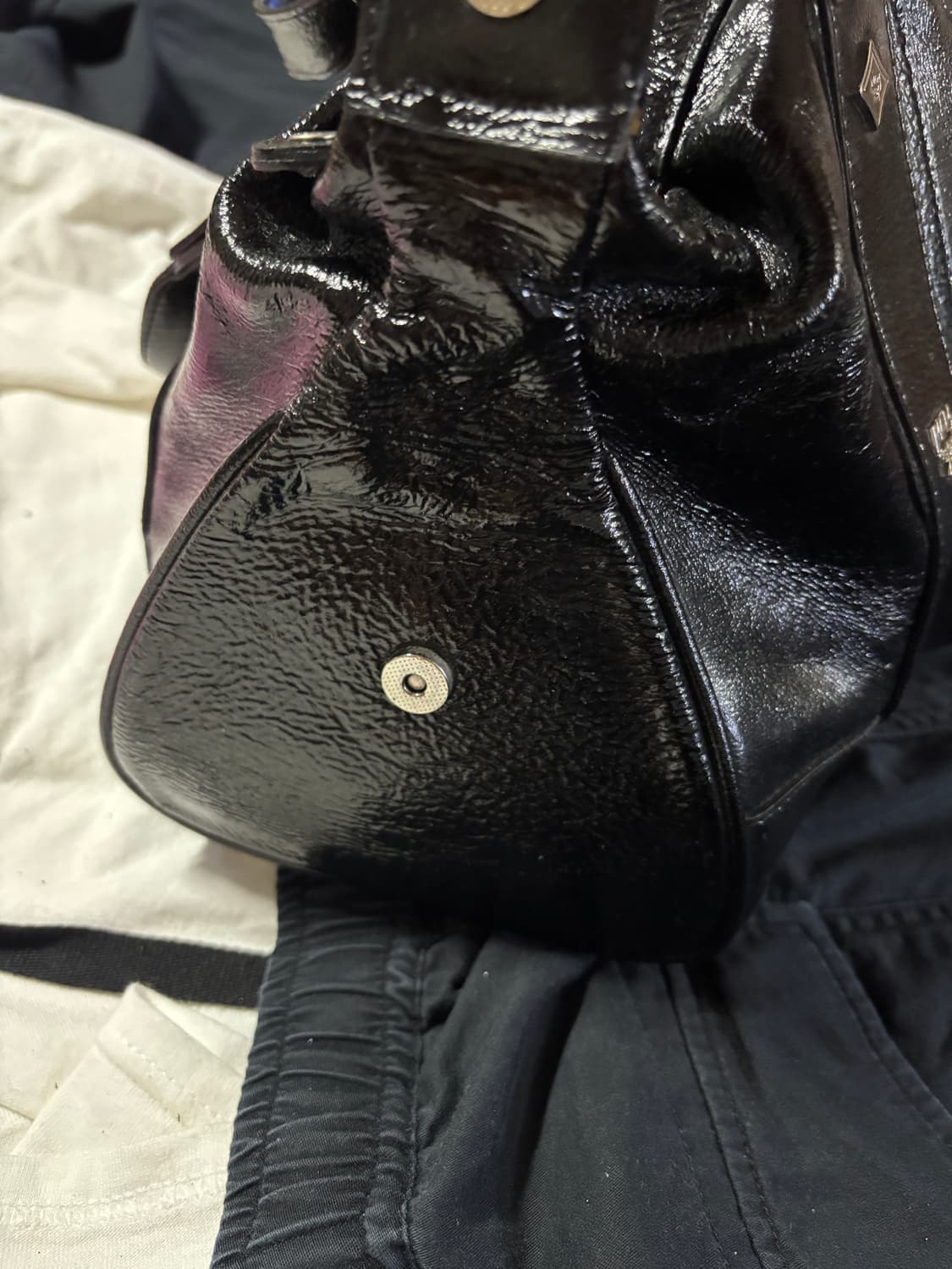 vintage mcm leather boston bag 상품이미지2