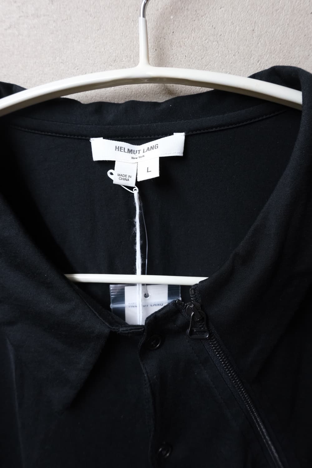 Helmut lang 카라 집업 티셔츠 L 상품이미지4