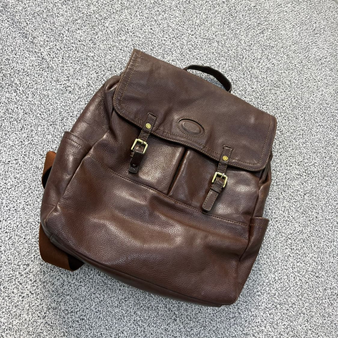 몽삭 빈티지 가죽 백팩 0428J 상품이미지1