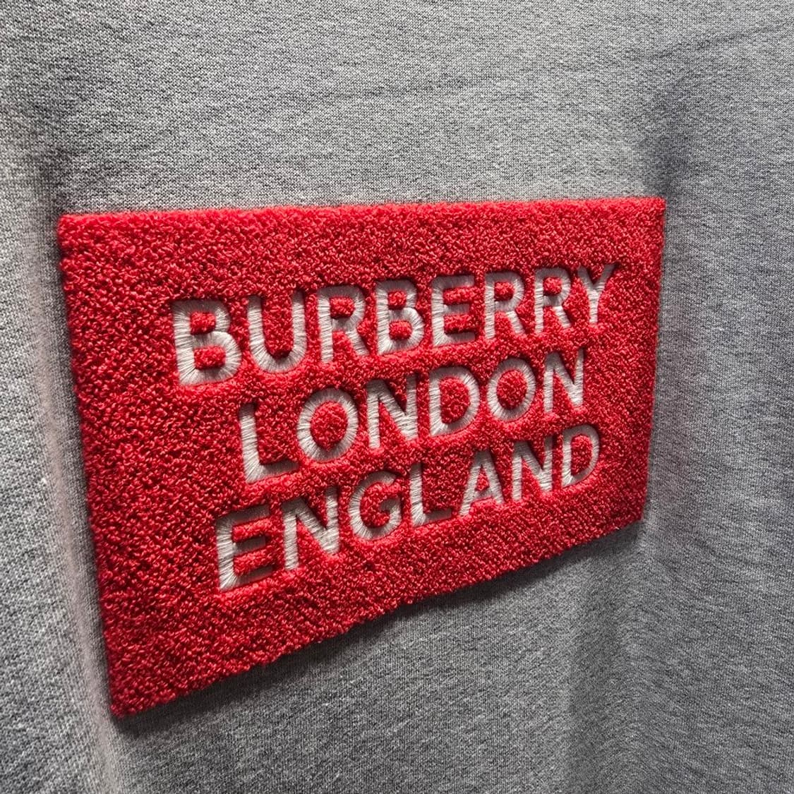 [중고/정품] 버버리 로고 패치 맨투맨 L 상품이미지3