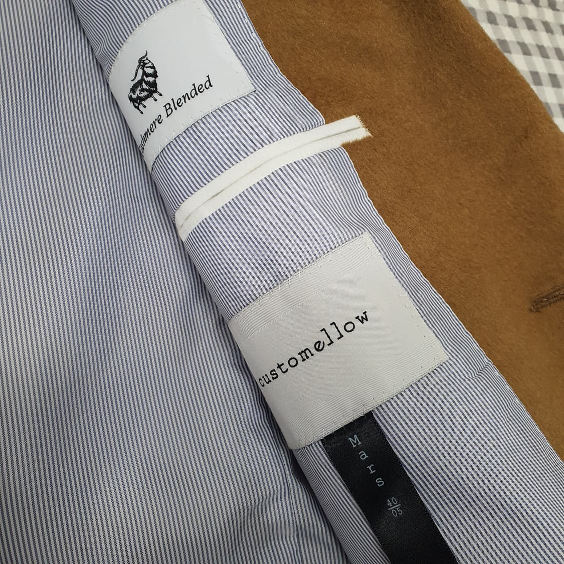 커스텀멜로우 울 캐시미어 코트 남자95 상품이미지8