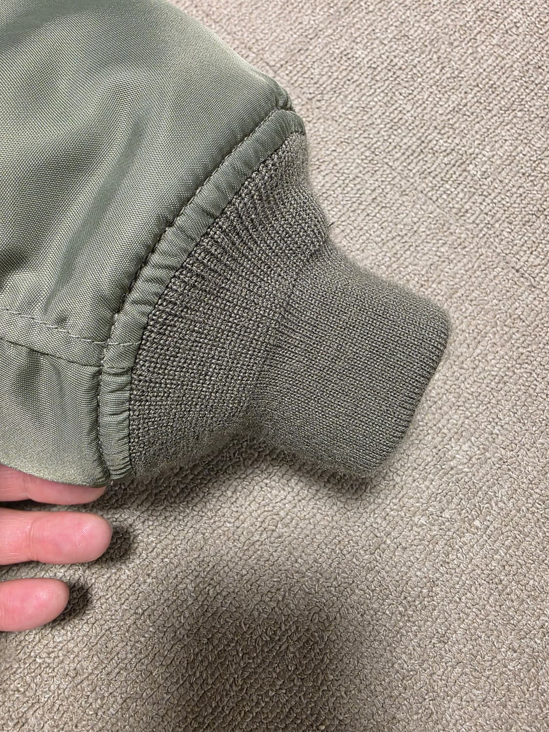 [L] 스투시 x CDG MA-1 자켓 올리브 상품이미지6