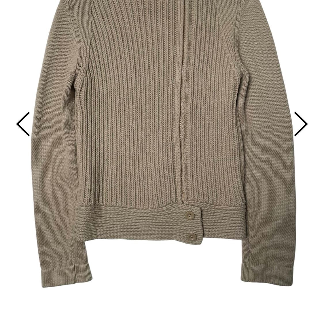 베네통 집업 니트 상품이미지3