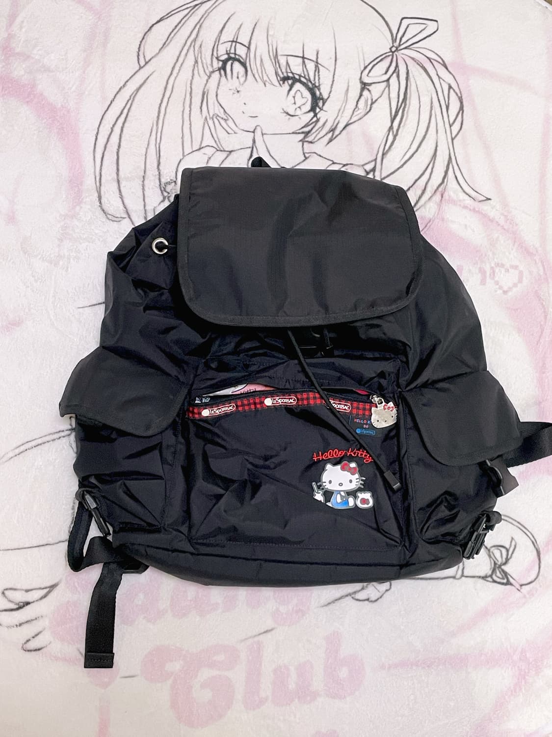 lesportsac kitty 레스포삭 키티 보이저 백팩  상품이미지1