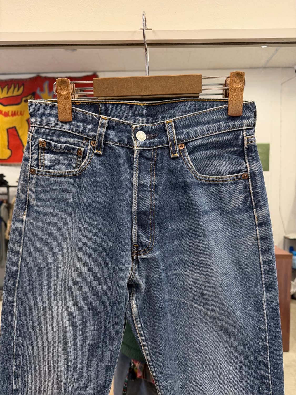 00s Levis 리바이스 501 데님 팬츠 (28inch) 상품이미지2
