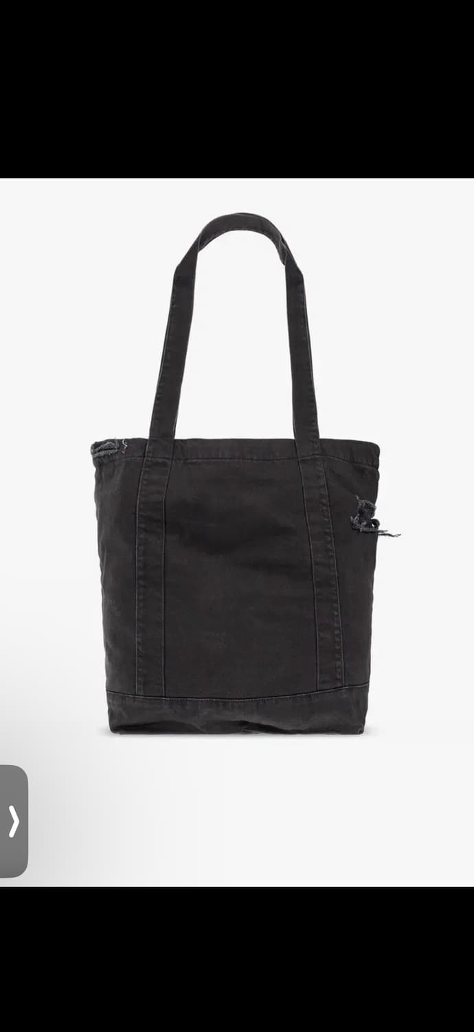 라프시몬스 디스트레스 RS코튼토트백 블랙 OS 상품이미지3