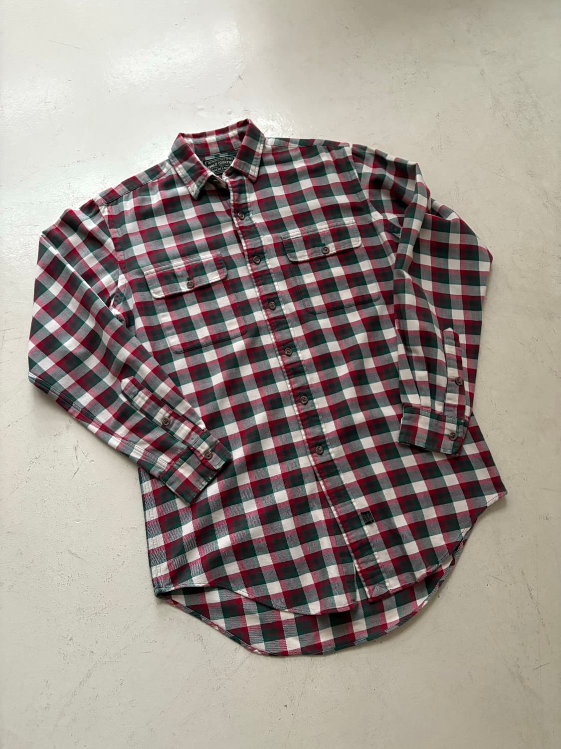 90‘s Polo country Flannel 2pocket  shirt 상품이미지2