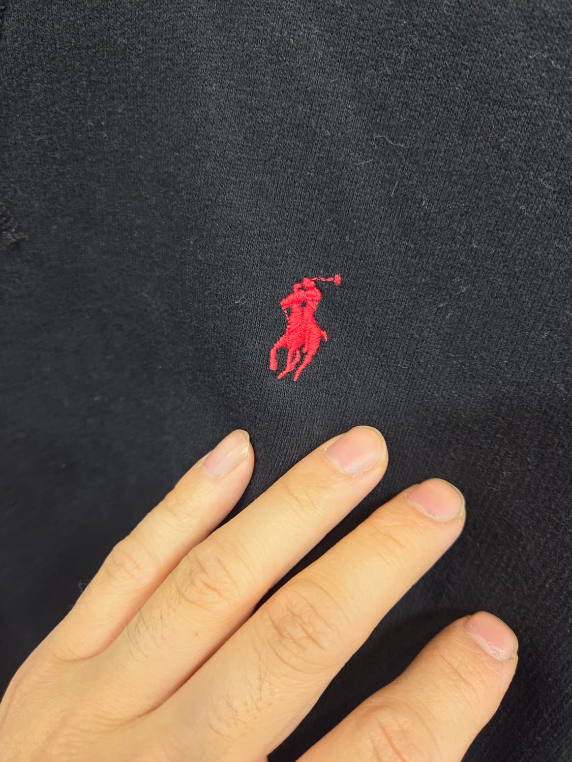 폴로랄프로렌 플리스 기모 숏 맨투맨 Lg 상품이미지5