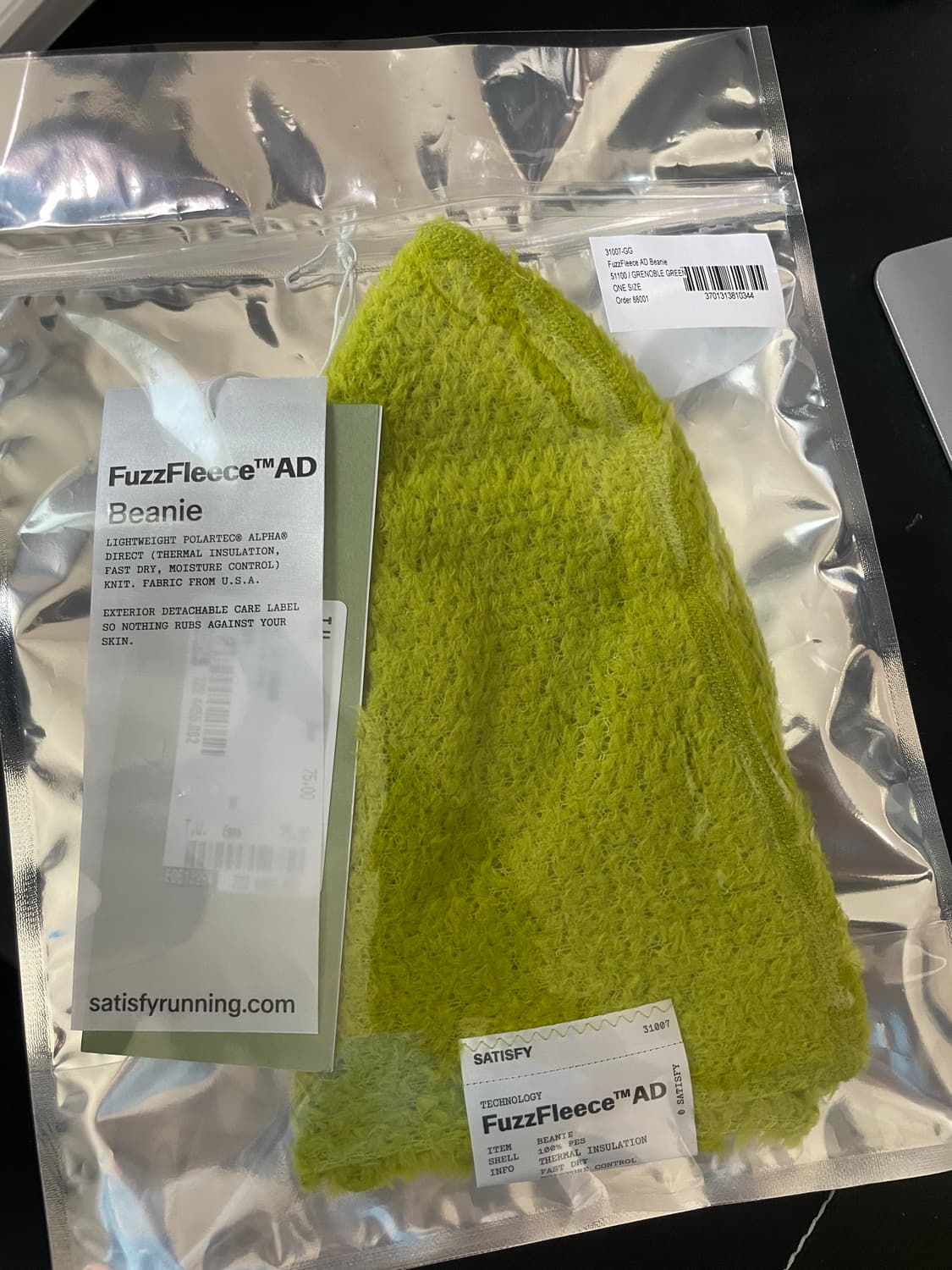 새티스파이 Fuzz fleece 플리스 비니 새상품 상품이미지1