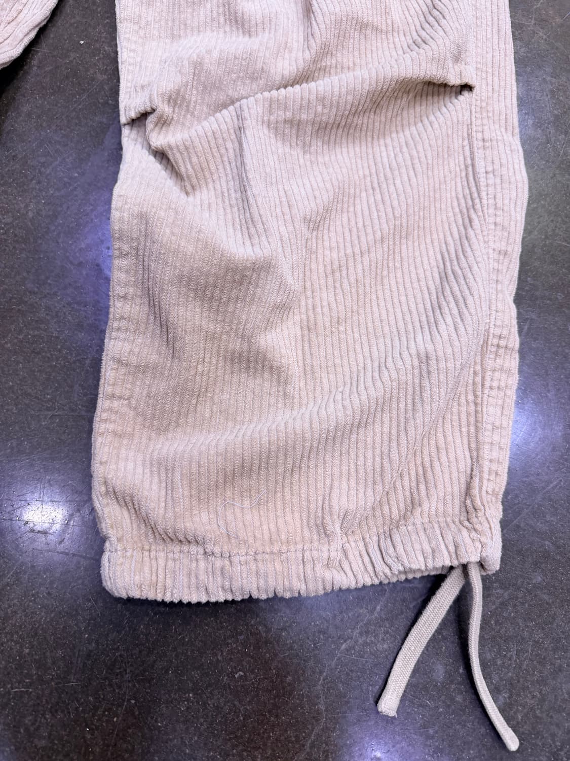 자라 코듀로이 레귤러핏 카고팬츠 아이보리 L 상품이미지7