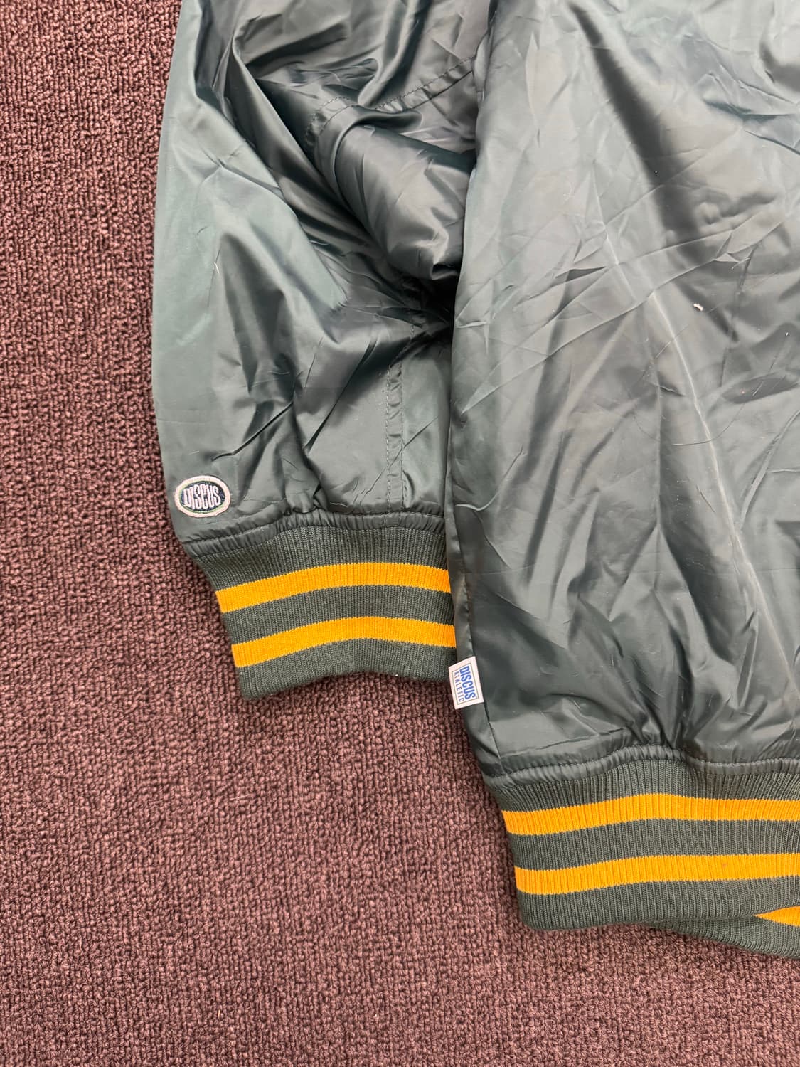 M)DISCUS ATHLETIC 빈티지 로고 바시티 봄버자켓 상품이미지6