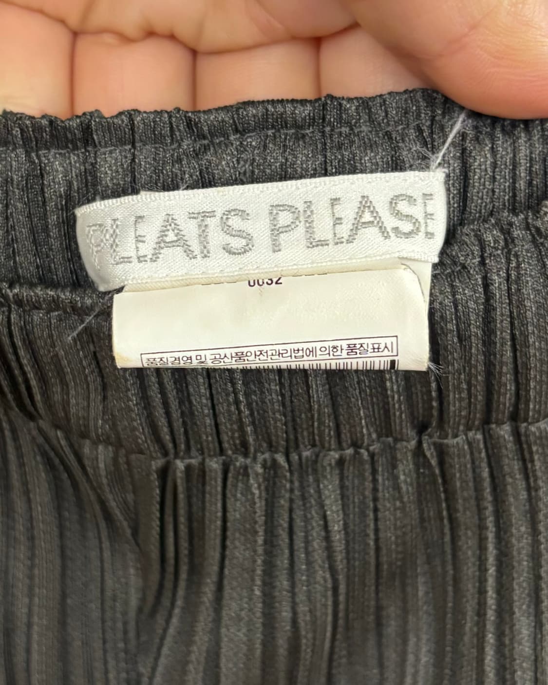 플리츠 플리즈 그레이 밴딩 플리츠 크롭 팬츠  상품이미지6