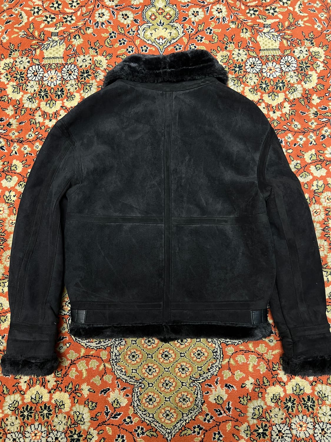 블랙 스웨이드 B3 무스탕 오버핏 L 사이즈 상품이미지2