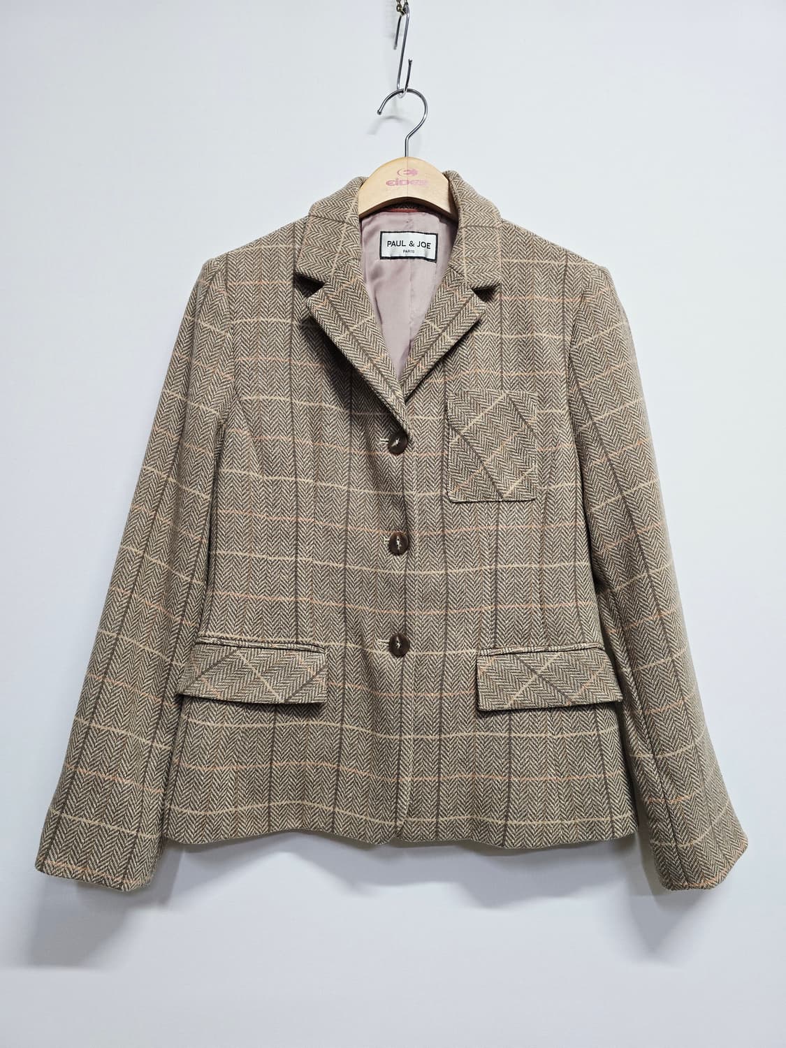 폴앤조 헤링본 체크 자켓 상품이미지1