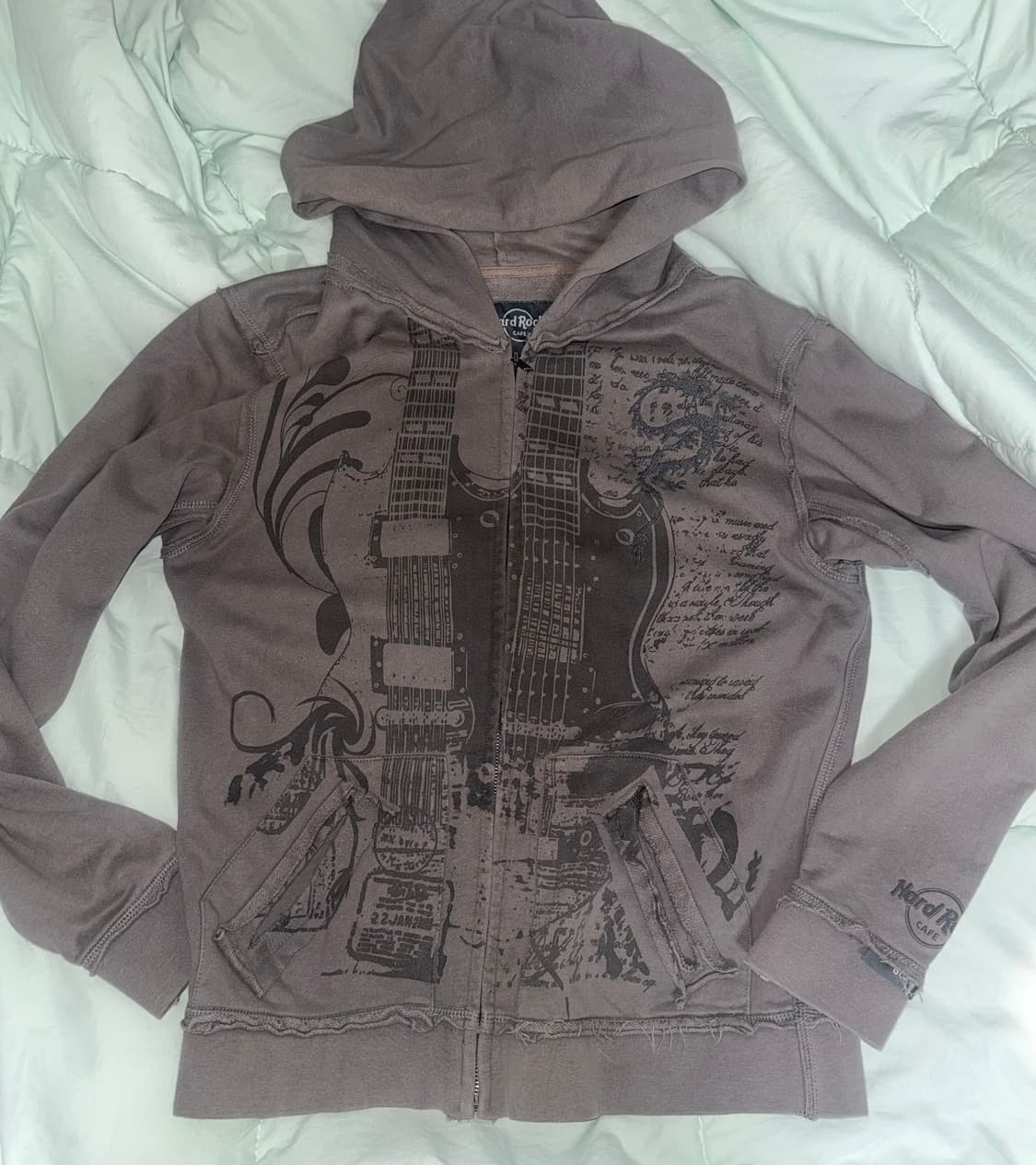 하드락 그런지 y2k 후드집업 상품이미지2