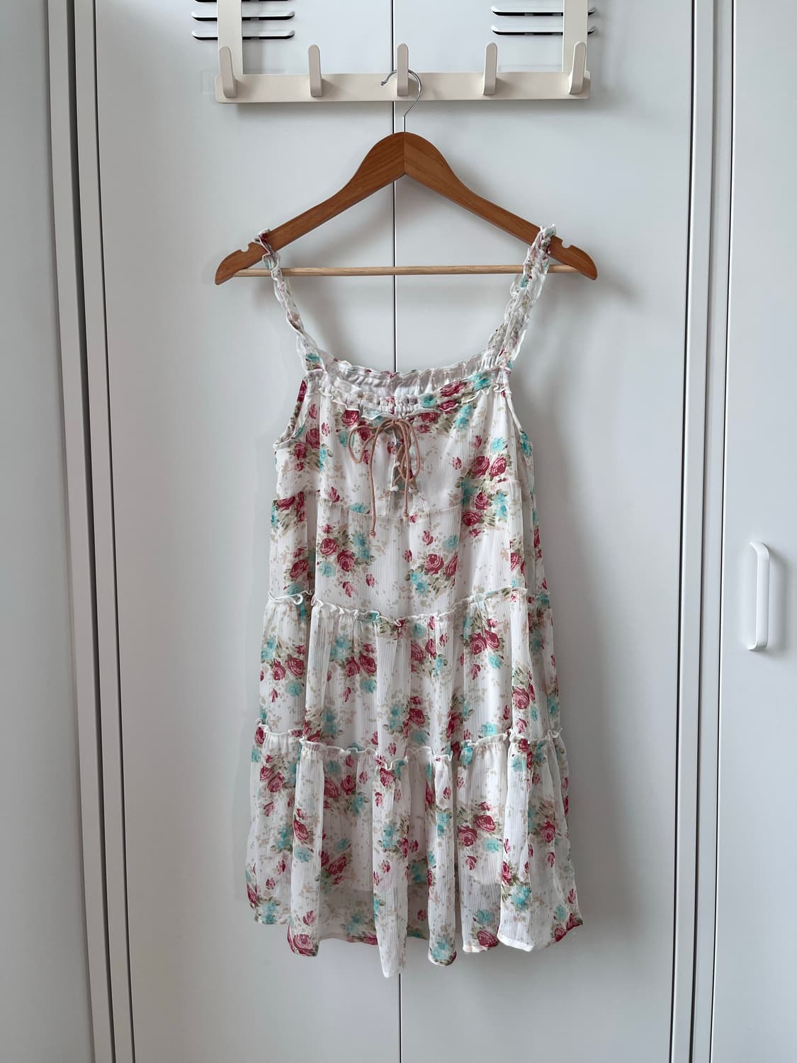  Olive fes olive 올리브데올리브 장미꽃 프릴 원피스 상품이미지2