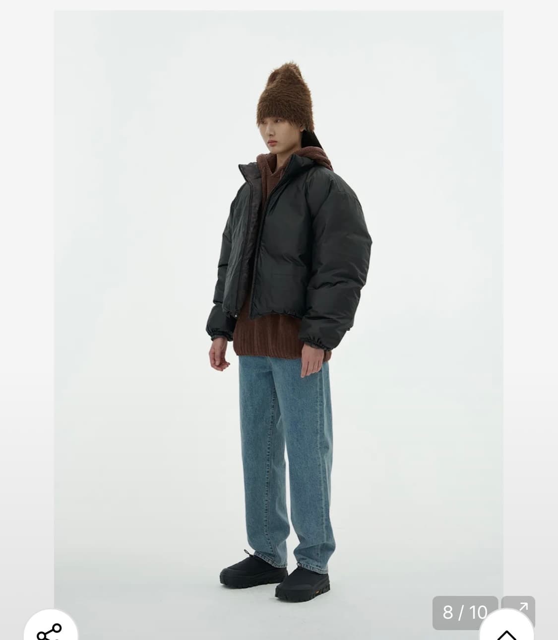 아모멘토 프린트 푸퍼 상품이미지2