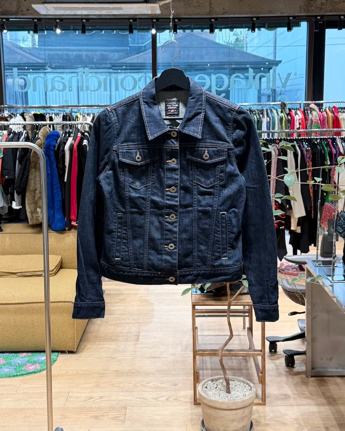 폴로 진스 컴퍼니 데님 트러커 자켓  상품이미지1