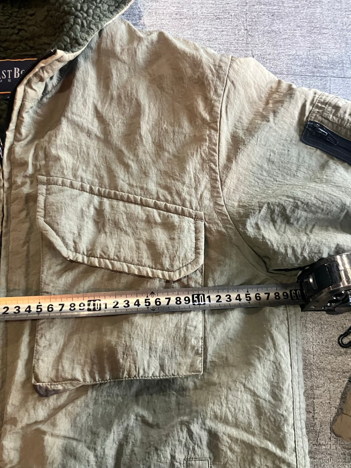 Eastboy 이스트보이 올드스쿨아메카지 스트릿 투포켓 양털자켓 상품이미지2