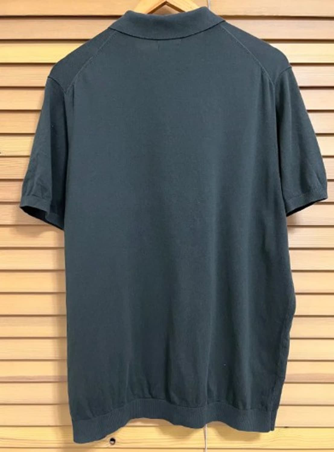 마시모뚜띠 남성 카키 카라반팔니트티셔츠 XL 상품이미지3