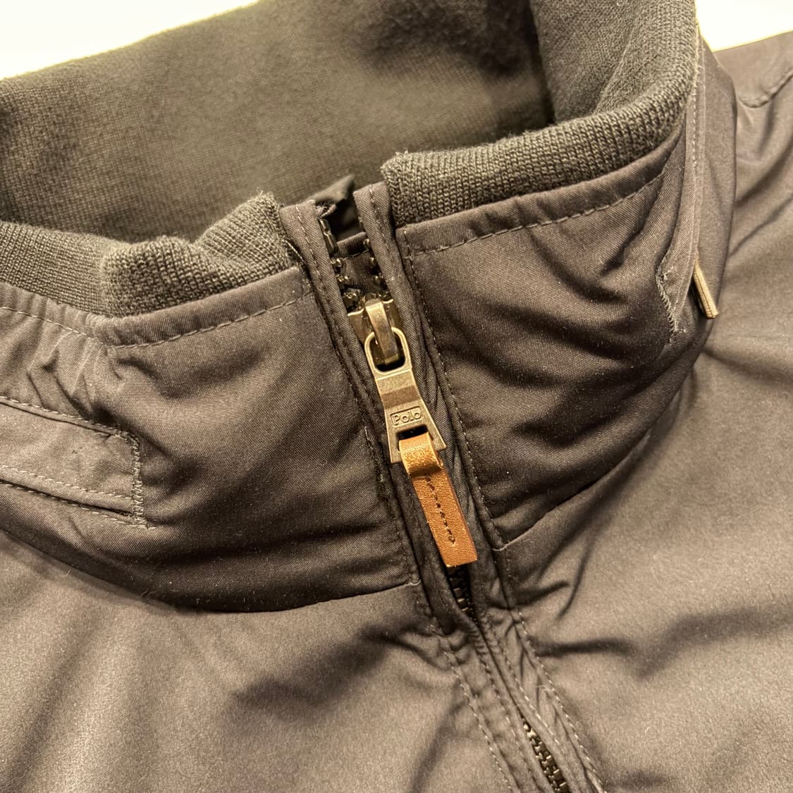 [XL] 폴로 랄프로렌 폴리쉘 기모 안감 블랙 집업 자켓 D669 상품이미지4