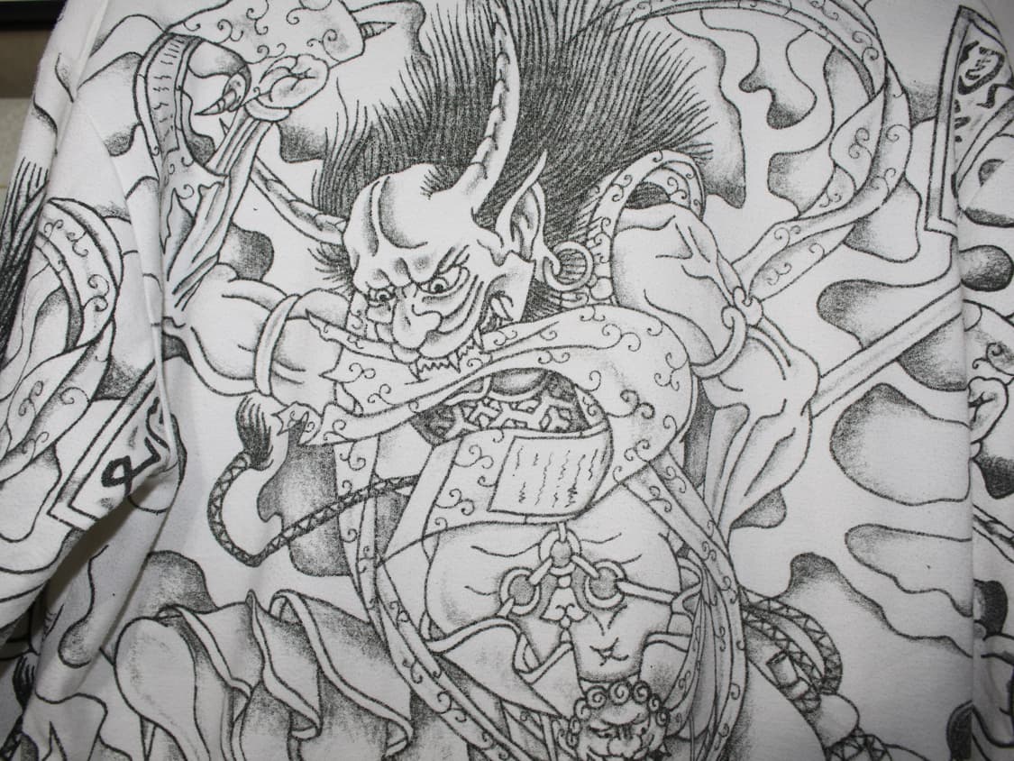 오리엔탈 오니 프린팅 롱슬리브 상품이미지6