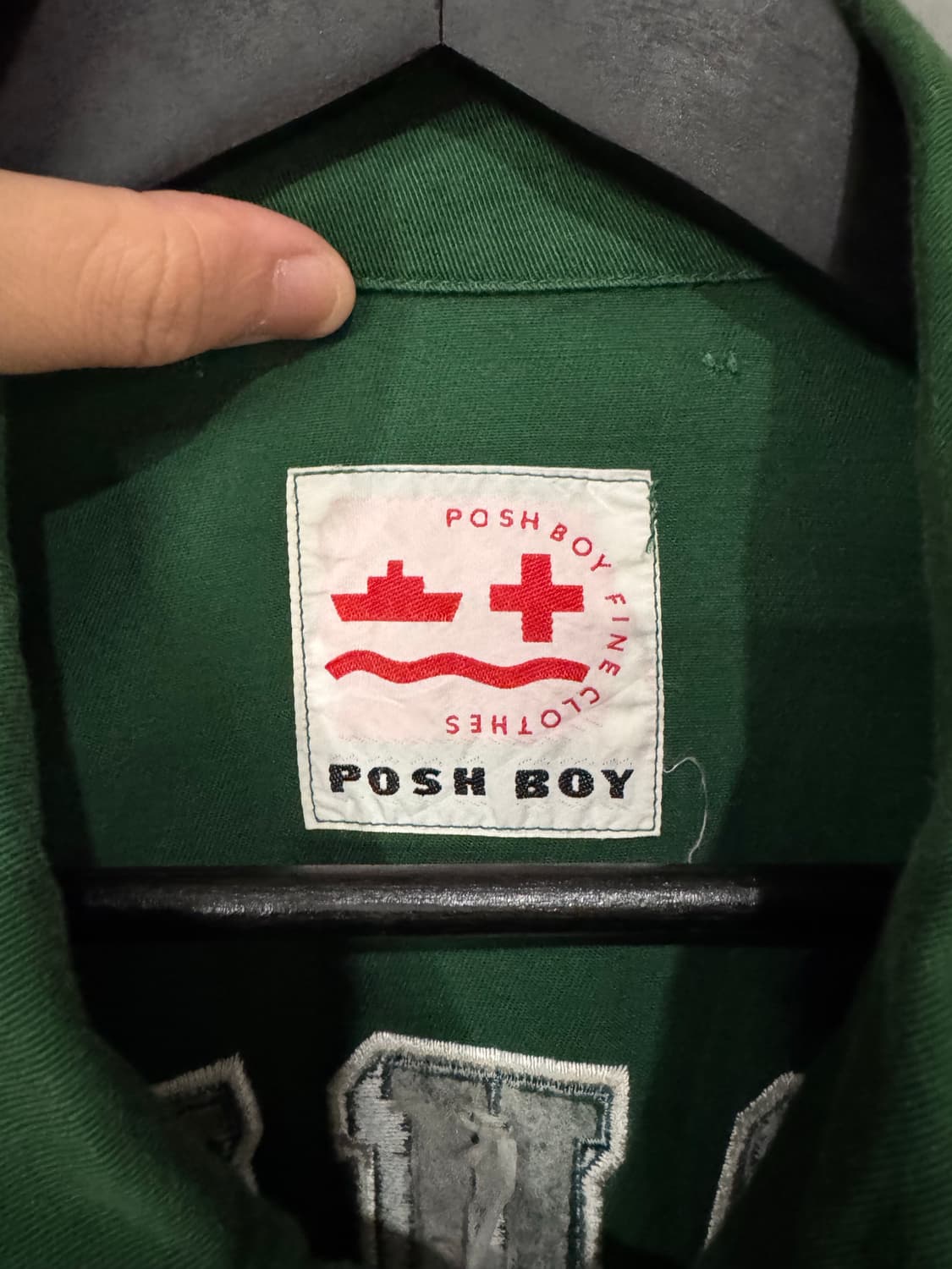 90s POSHBOY 자수 봄버자켓 상품이미지3