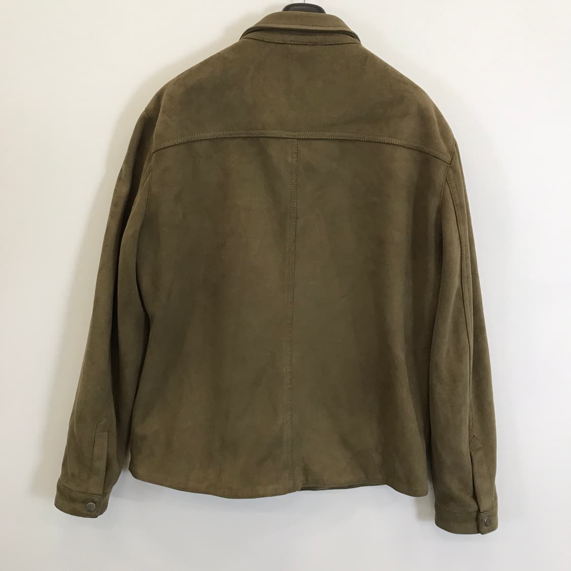 자라 지퍼 스웨이드 집업자켓 [XL사이즈] 상품이미지4