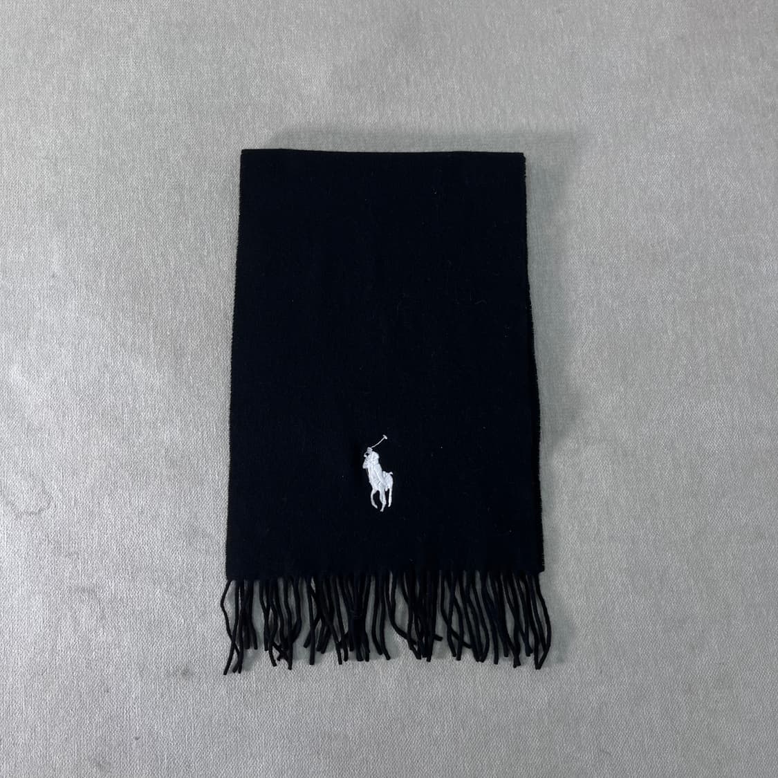 폴로랄프로렌 화이트 빅포니 램스울 머플러 상품이미지2