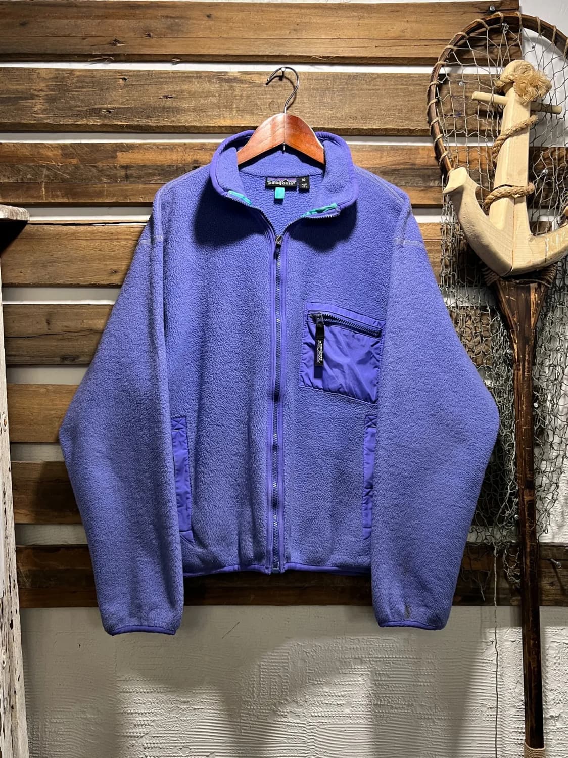 [S]90's 파타고니아 Made in USA 라벤더퍼플 플리스 자켓 상품이미지1