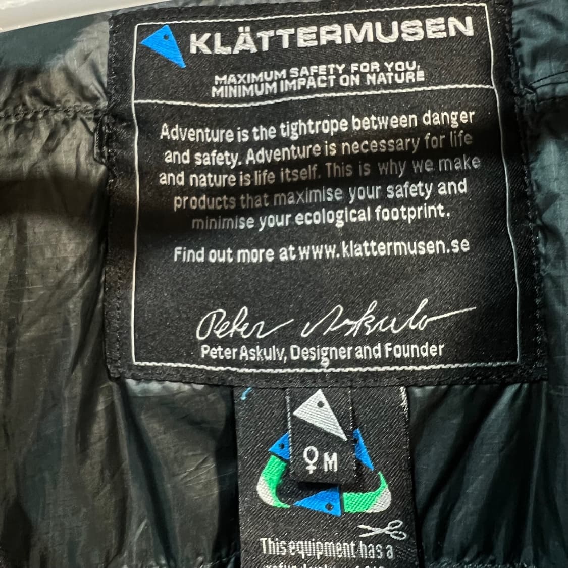 [M] KLATTERMUSEN 클라터뮤젠 경량 패딩 상품이미지7