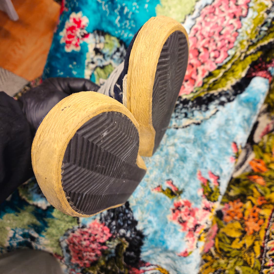 골든구스 GGDB 네이비 스웨이드 하이탑 스니커즈 38 상품이미지5