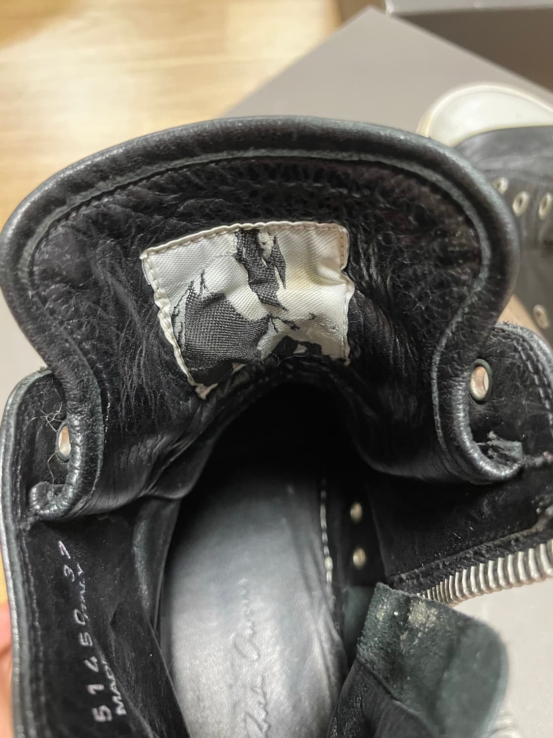 릭오웬스 스니커즈 37사이즈 상품이미지4