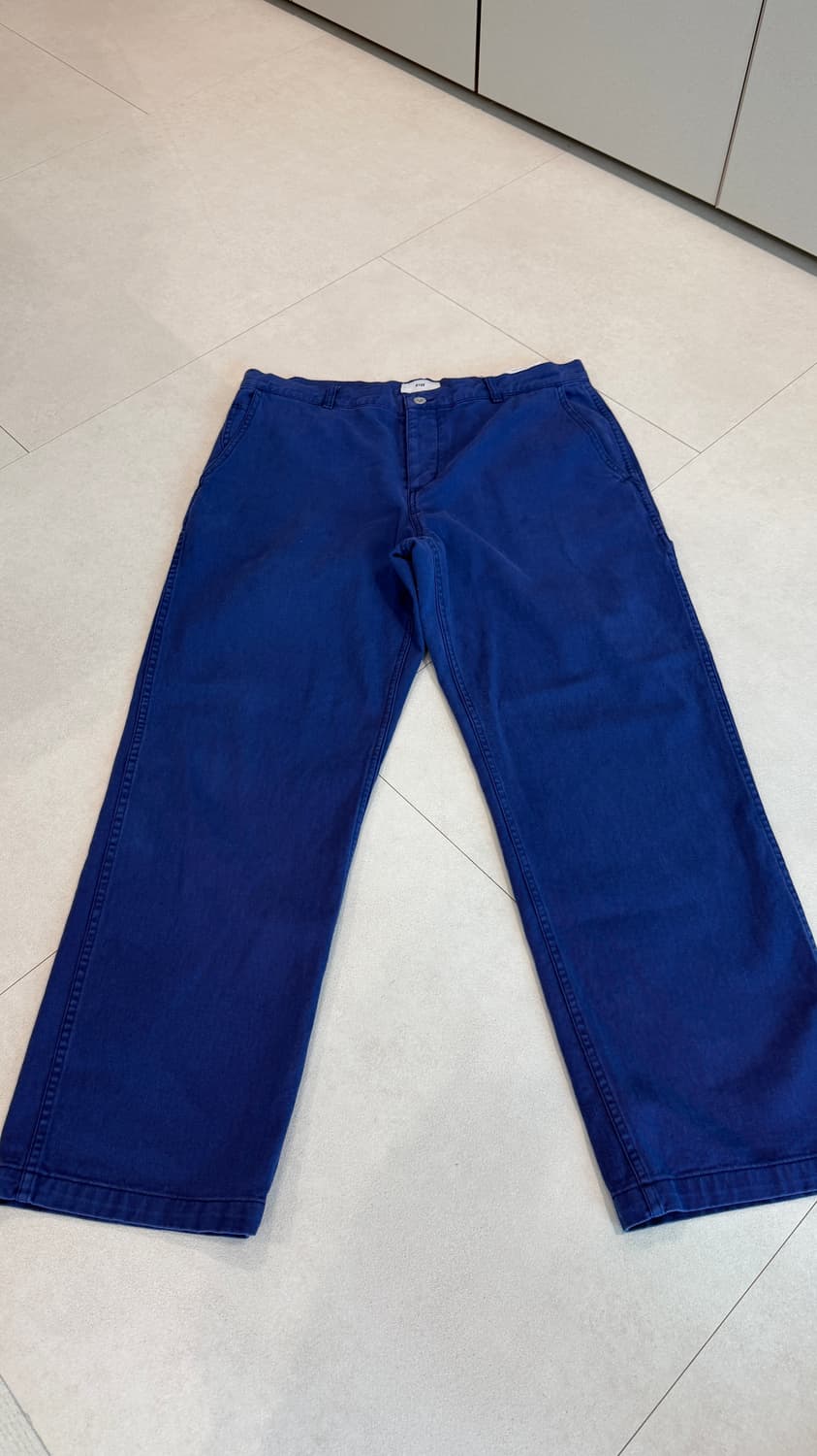 RYOO 블루 페인터 팬츠 XL 상품이미지2