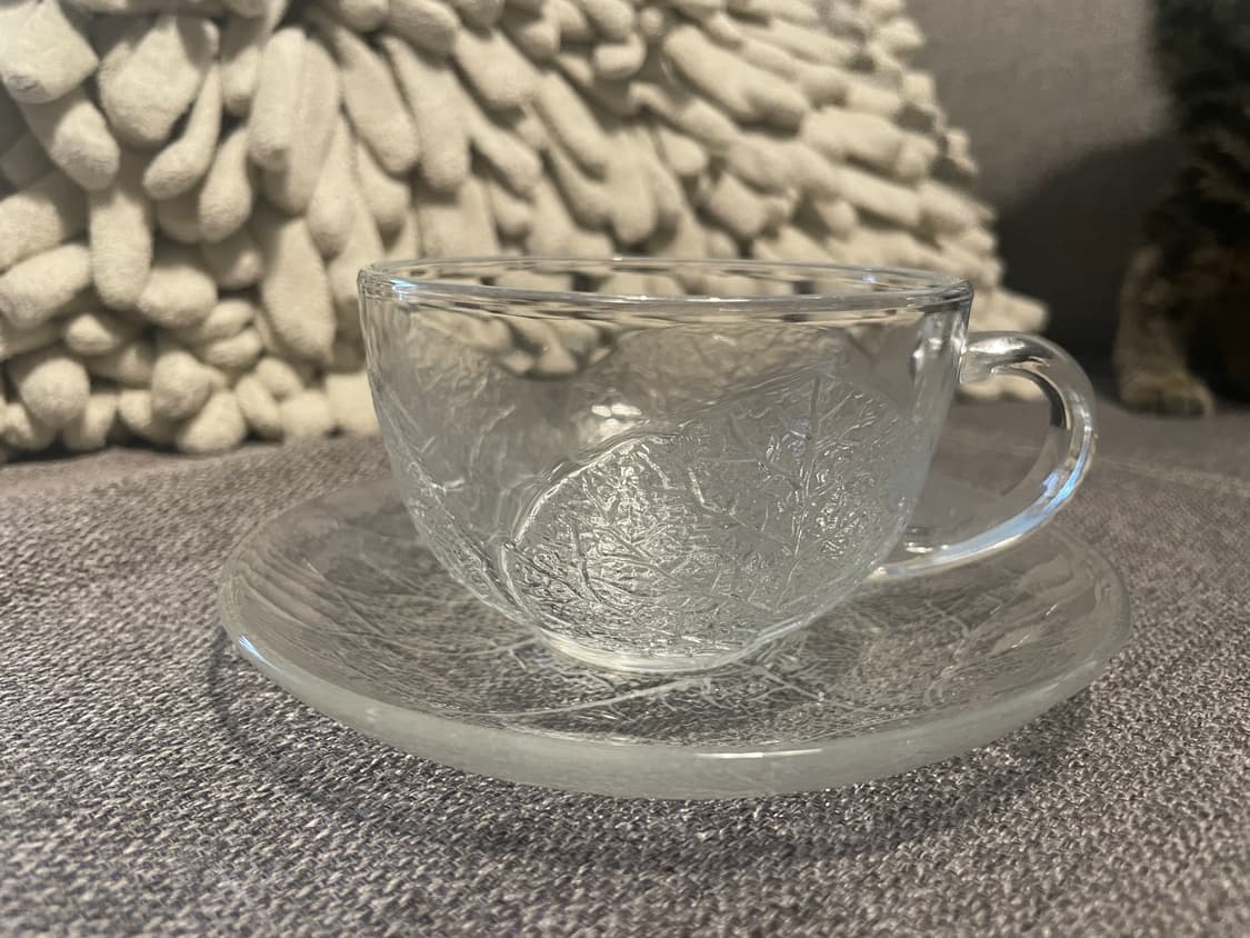 프랑스 acoroc 빈티지 글라스 커피잔 6pc  상품이미지2