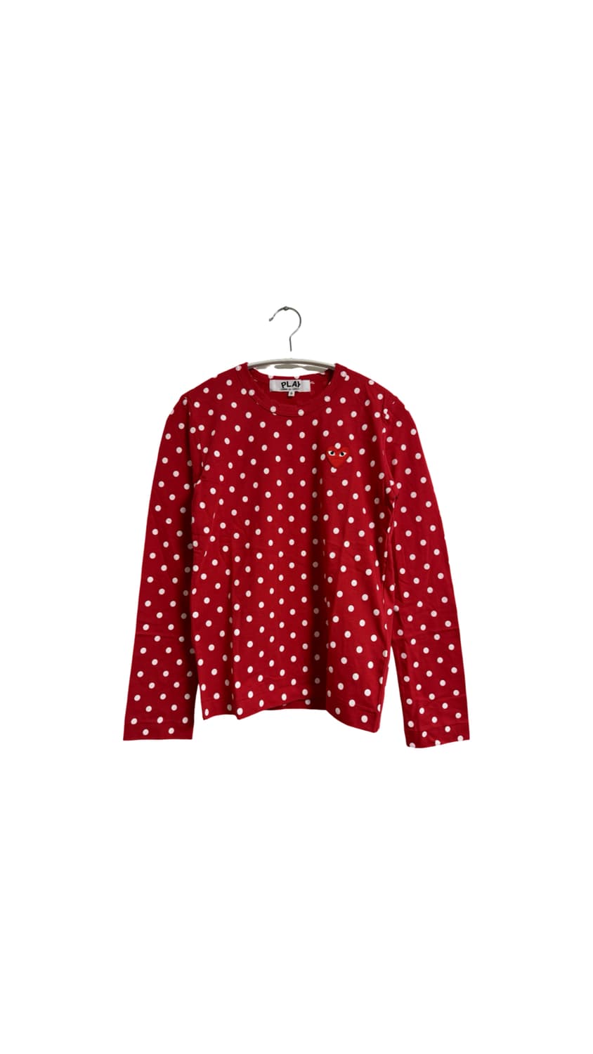 꼼데가르송 도트 롱슬리브 상품이미지1