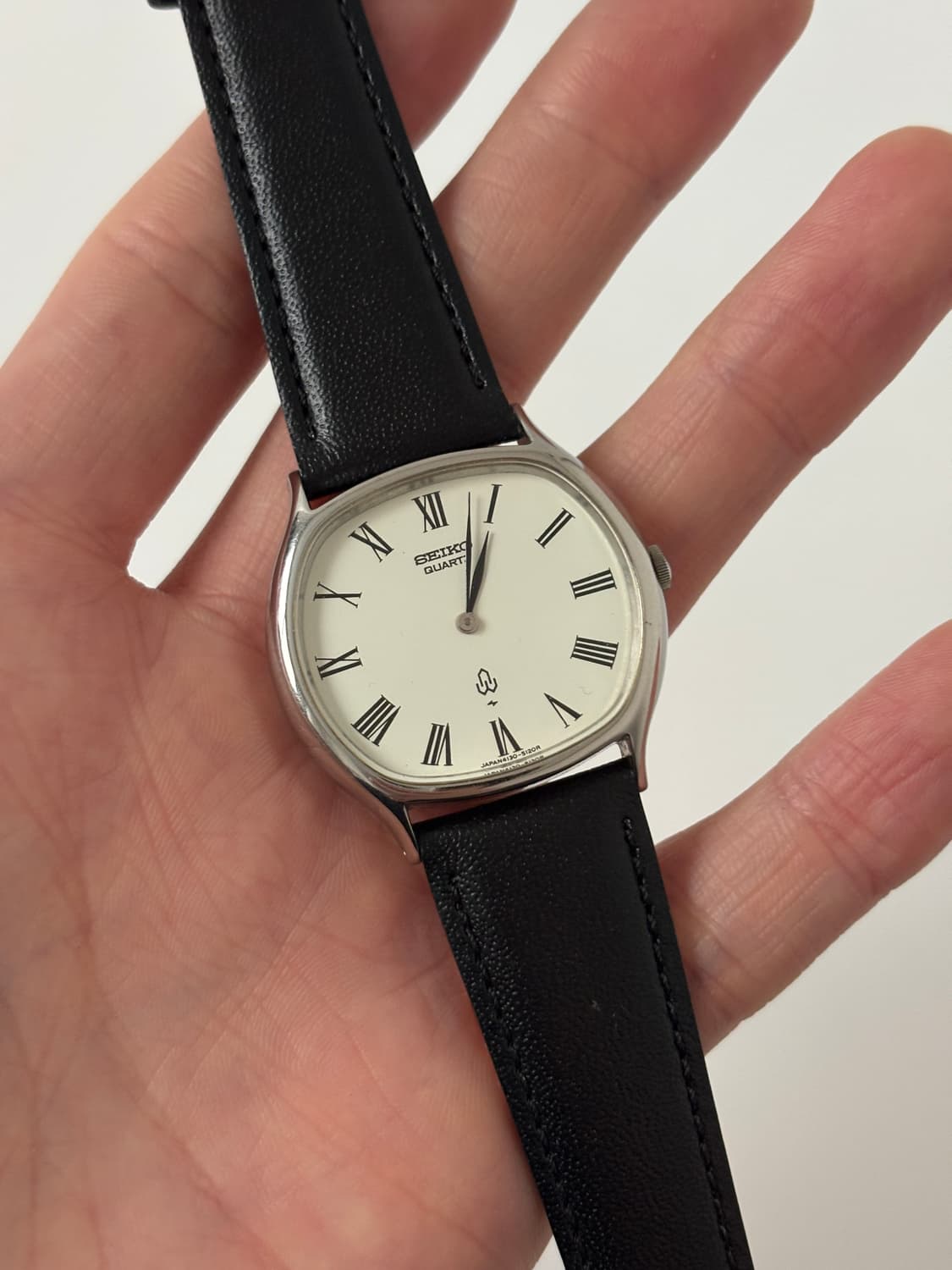 세이코 1970년대 Chariot 로만 인덱스 쿠션 스퀘어 실버 쿼츠 상품이미지2