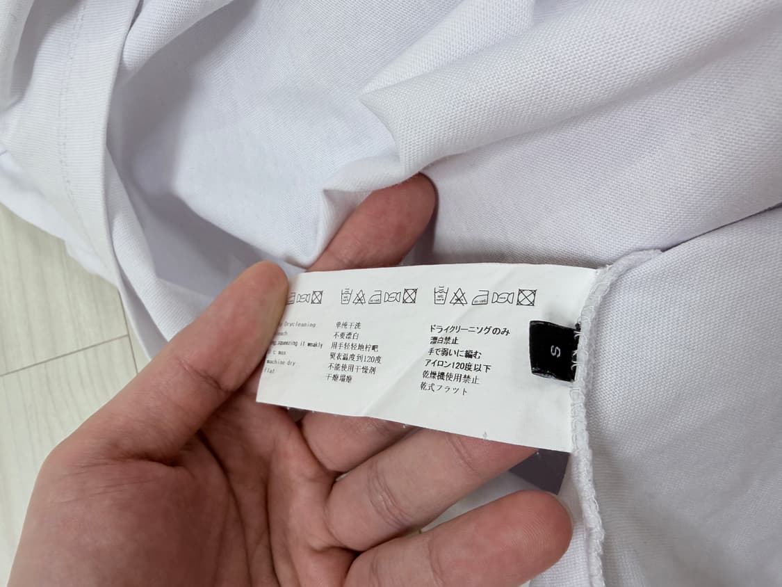 메종미네드 롱슬리브 화이트 s사이즈 상품이미지4