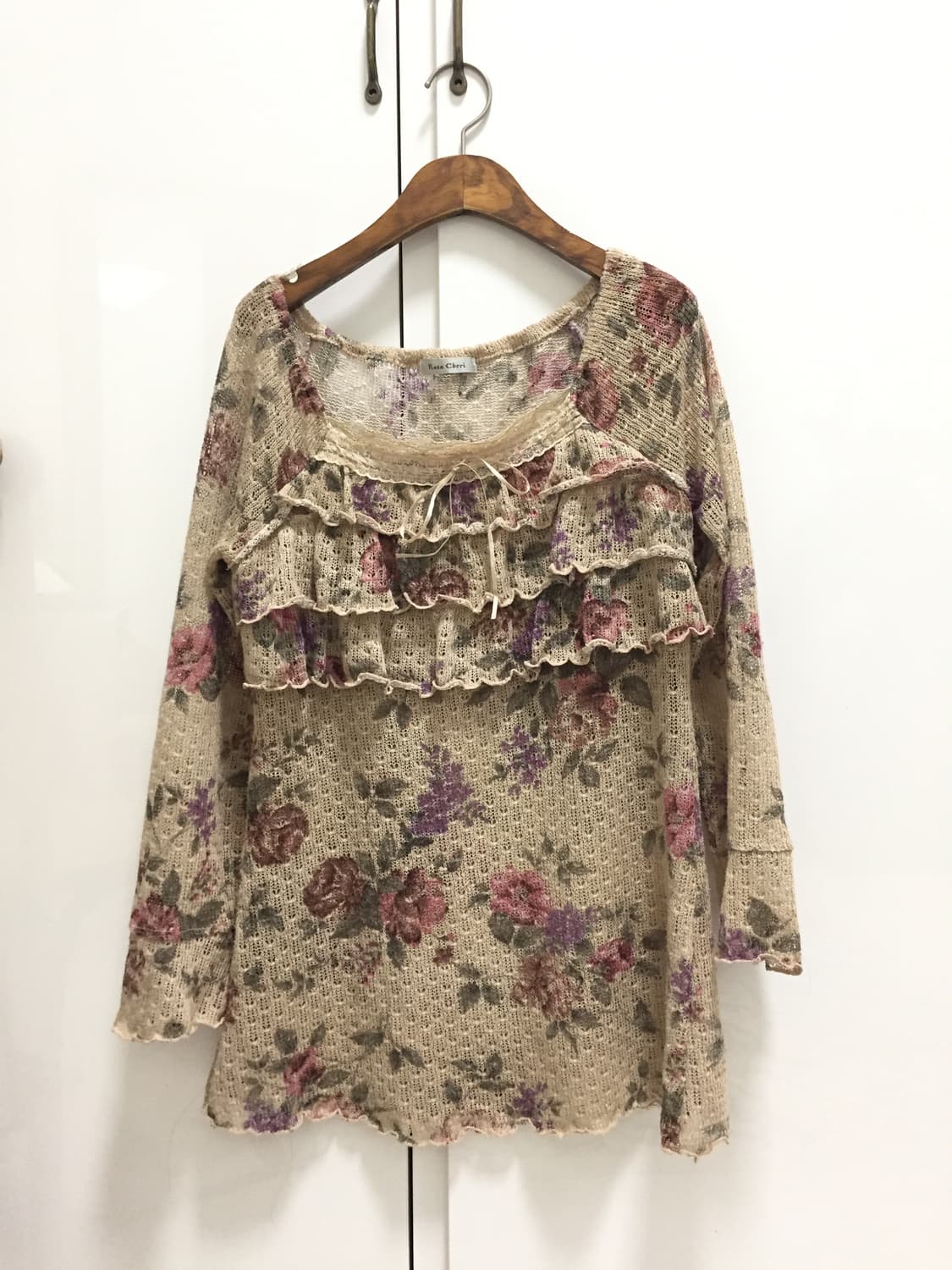 로사체리 로즈 시스루 탑 뮤트 빈티지 상품이미지1