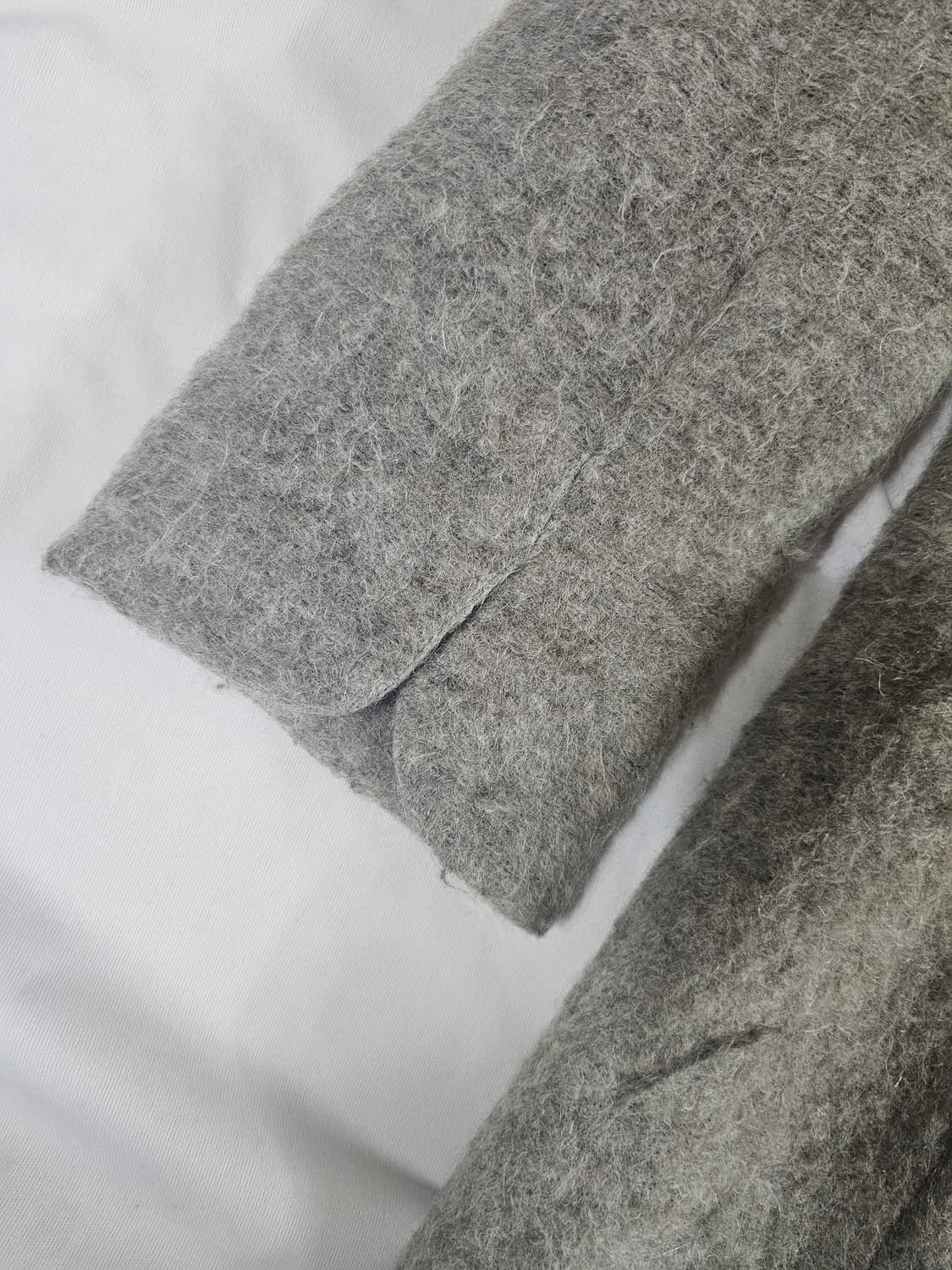 [38] 일본 빈티지 모리걸 모헤어 가디건 후드 코트 상품이미지6