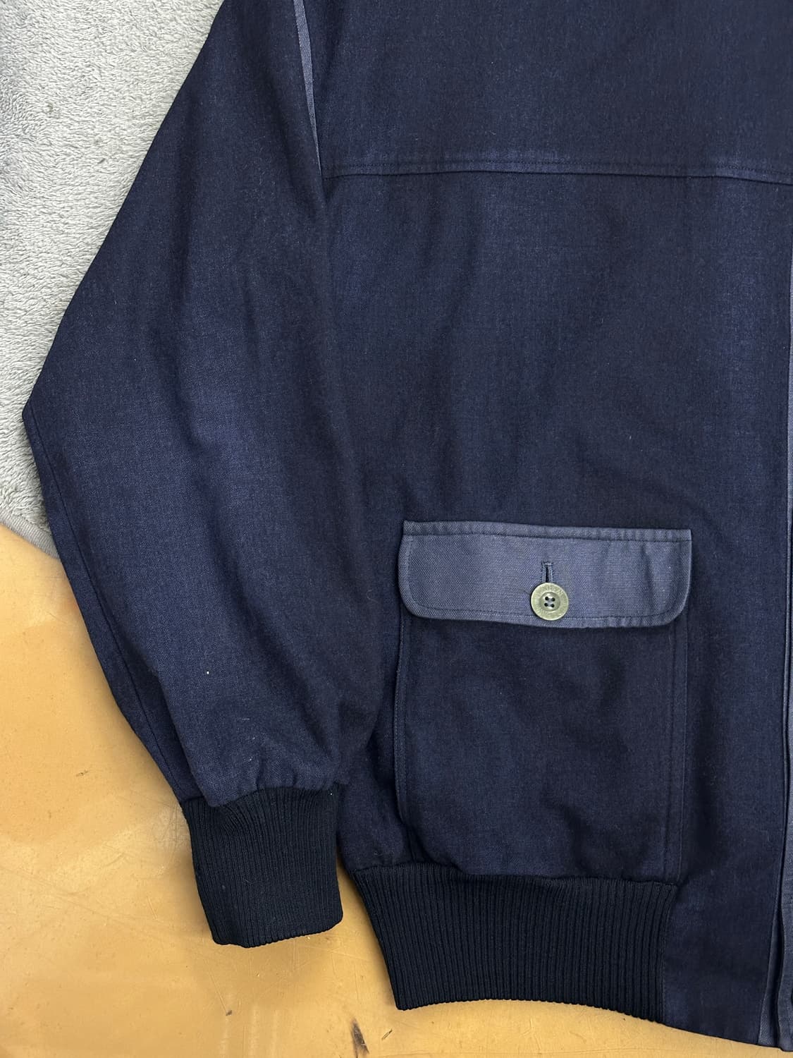 90s OURAGAN 마린 웨어 봄버 자켓 52 상품이미지4