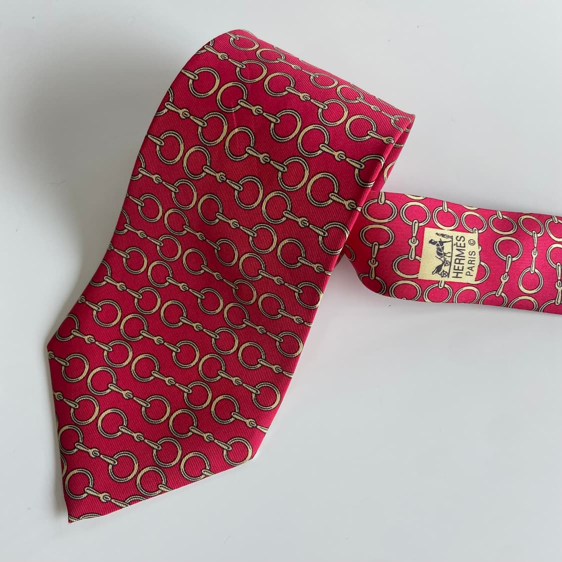 에르메스 명품 정품 넥타이(HERMES)8.7cm 상품이미지6