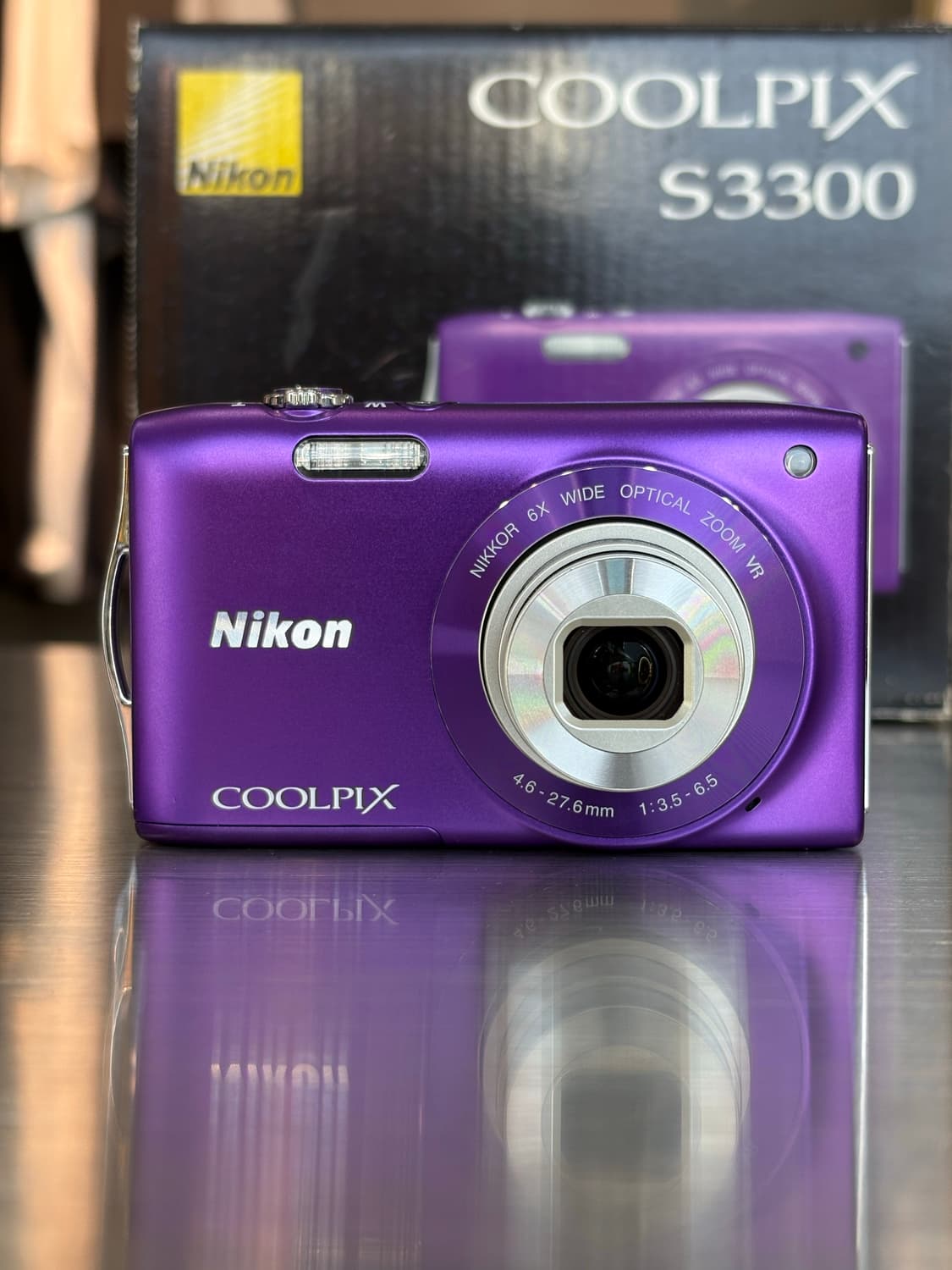 박스O/날짜표시)니콘 쿨픽스 s3300 퍼플 빈티지디카 상품이미지1