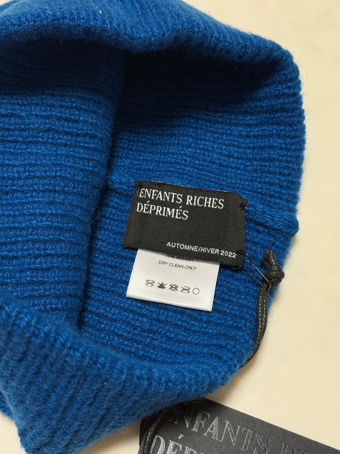 앙팡 리쉬 데프리메 레터링 비니 블루 상품이미지3