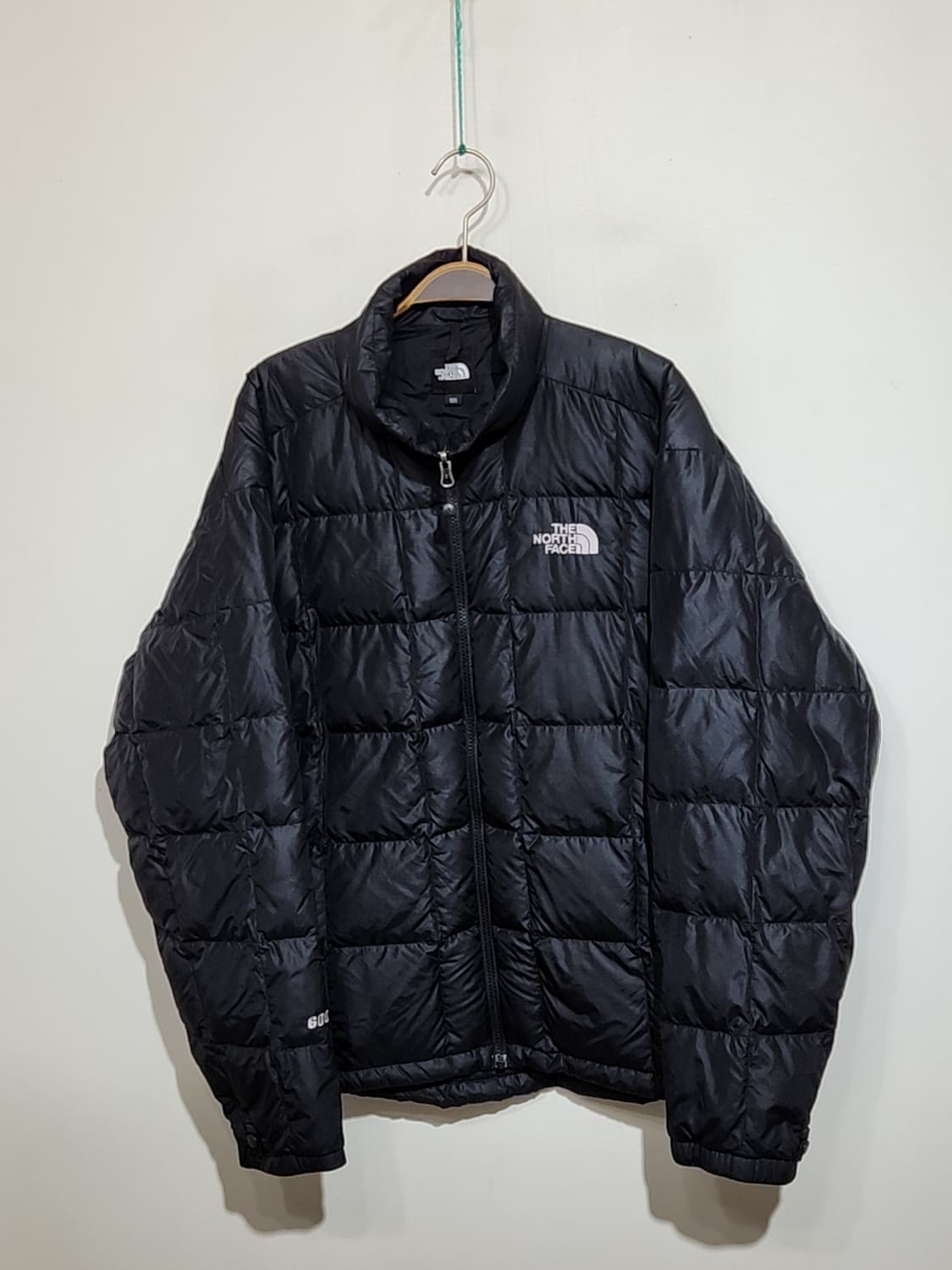 (105) 노스페이스 구스다운 패딩점퍼 블랙 거위털 600 자켓  상품이미지1