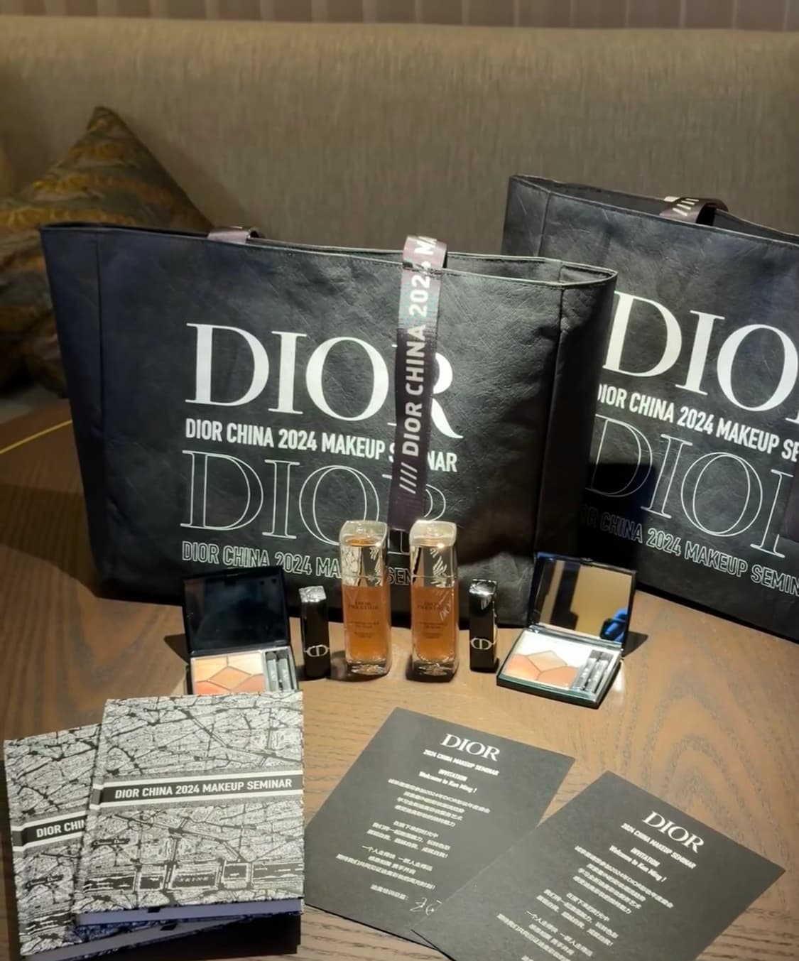 디올 메이크업 세미나 리유저블 에코백 상품이미지1