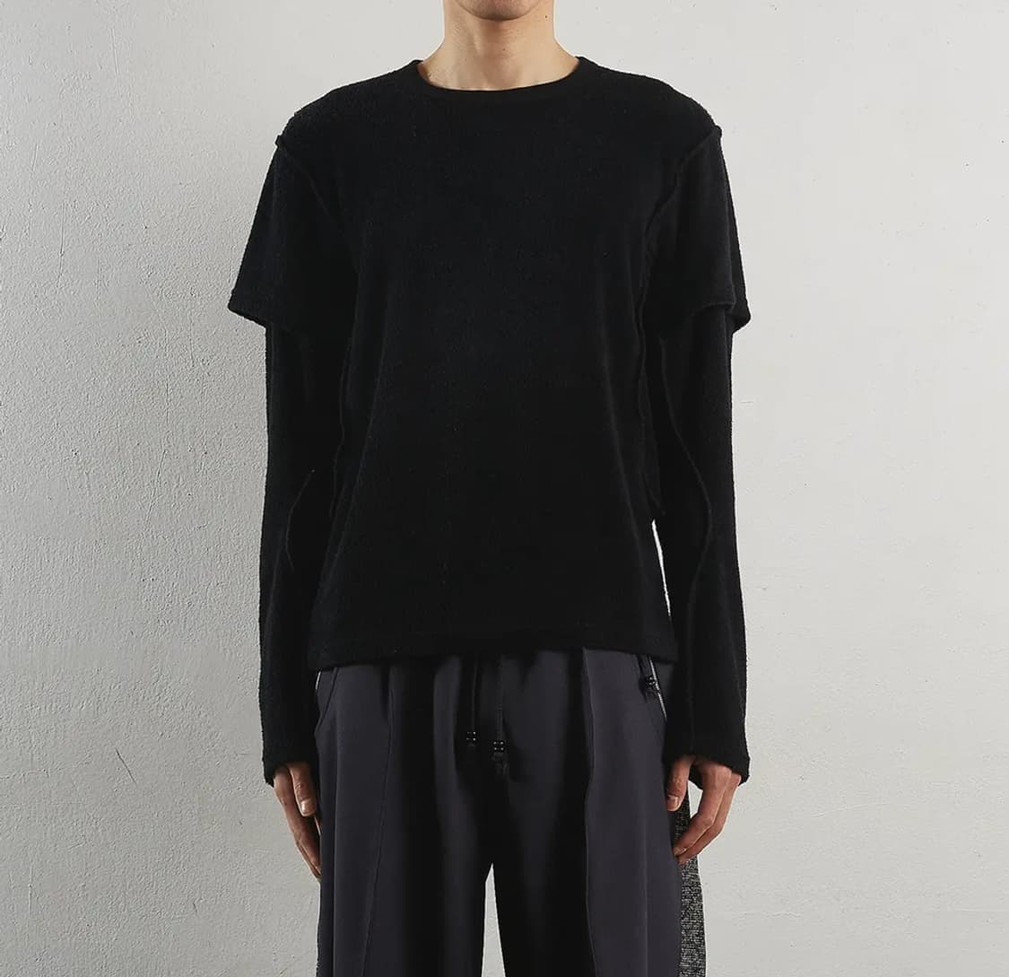 3) nvrfrgt 네버포겟 24aw 테리 레이어 롱슬리브 상품이미지7