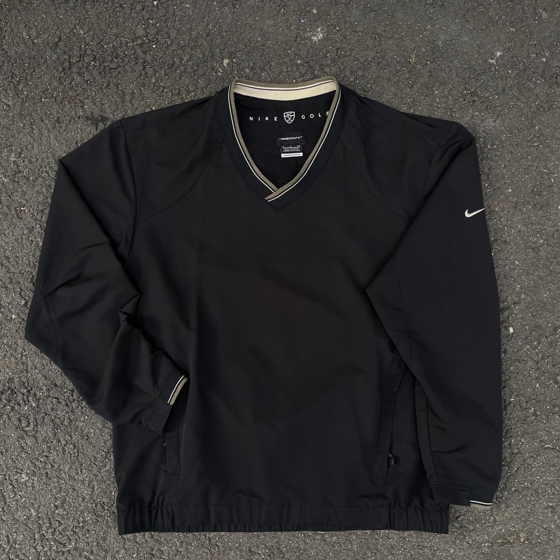 00s 나이키 골프 메트 블랙 오버핏 웜업 바람막이 트랙자켓 S 상품이미지3
