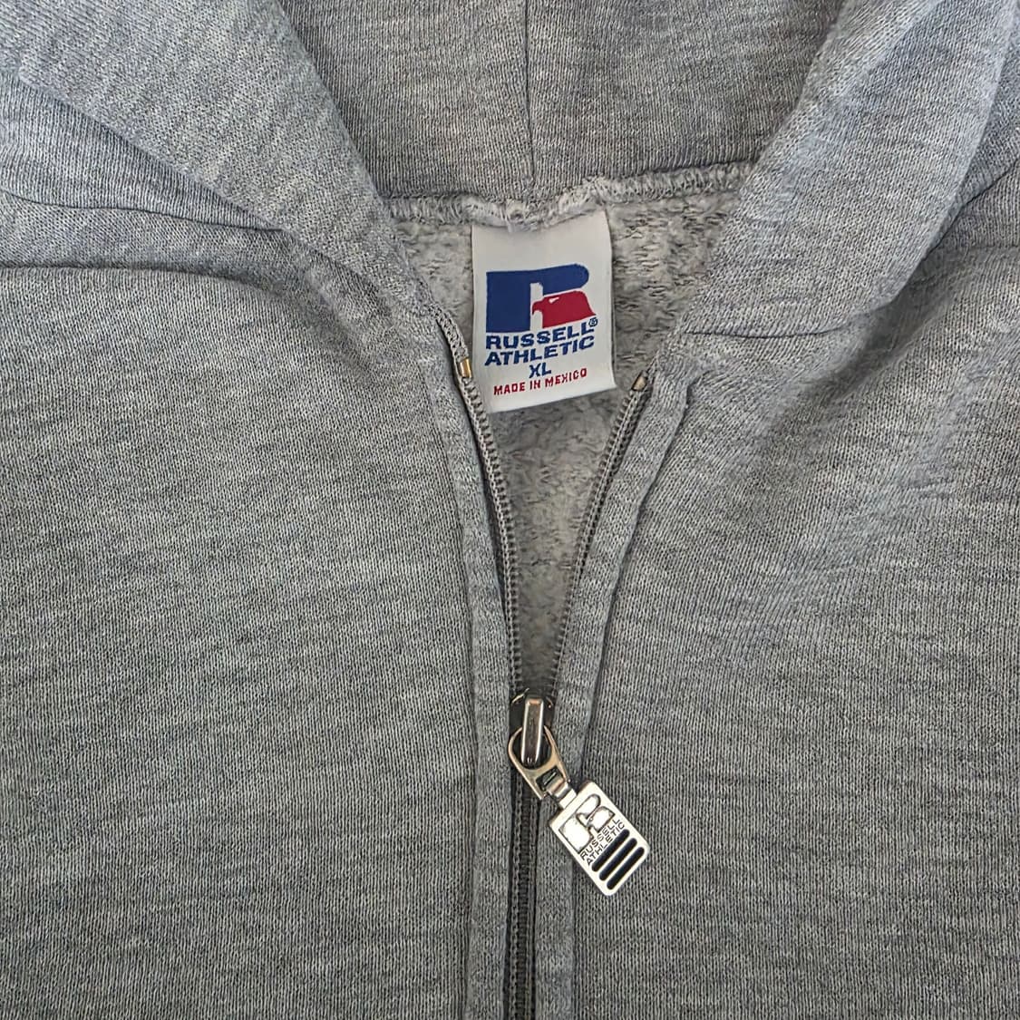 [XL] 90s 빈티지 러셀 애슬레틱 후드집업 그레이 ver. 페인팅 상품이미지6
