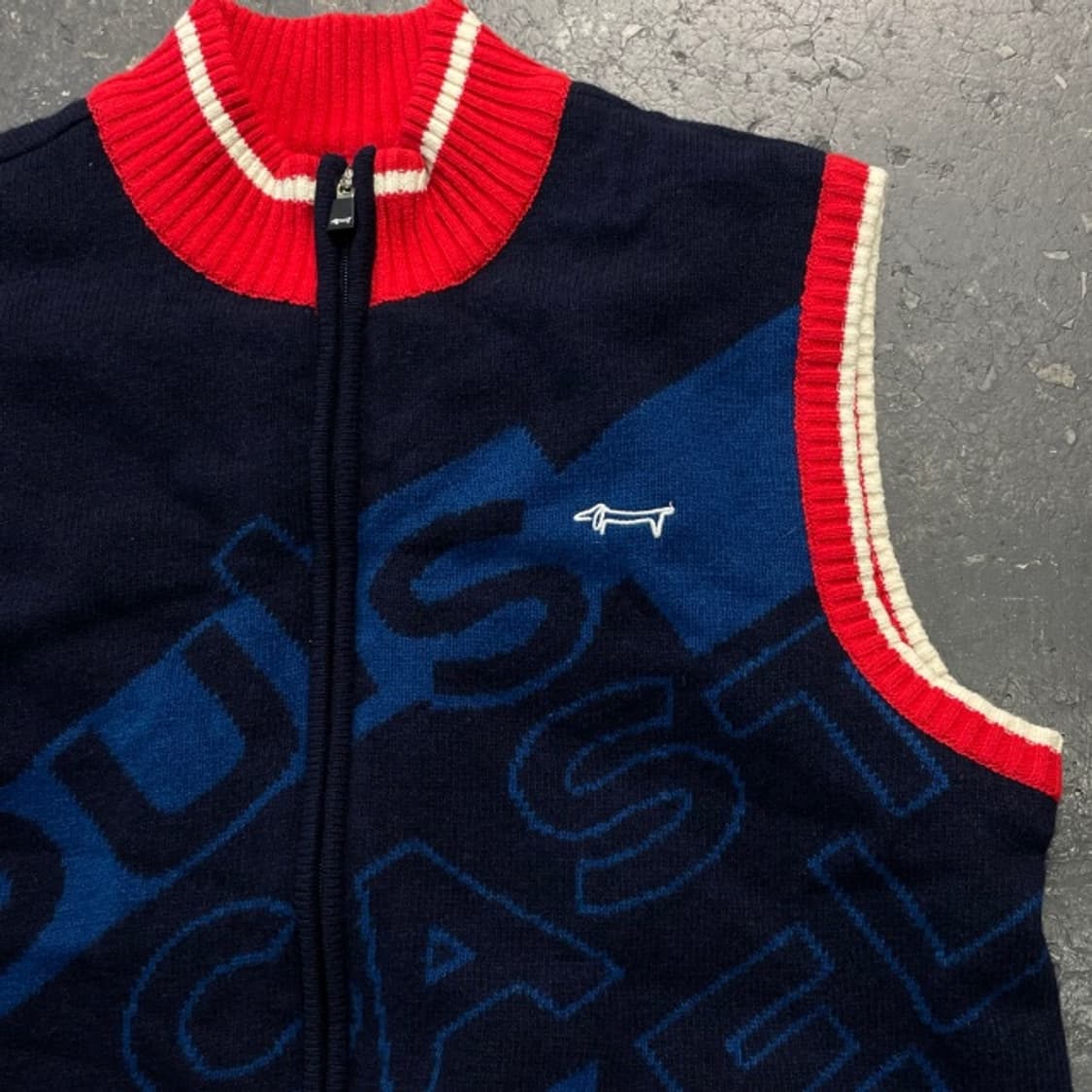 100 루이까스텔 방풍 니트조끼  상품이미지2